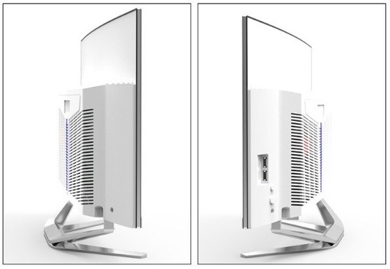I5 - 2670 дюйм все ПК 24 игры AIO в одной белизне компьютеров серебряной