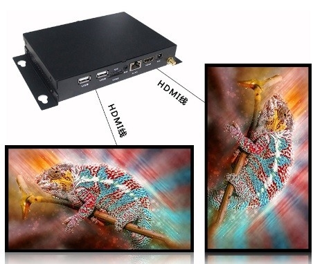Управление медиа-проигрывателя карты 8~32GB HDMI TF одновременное течь игрок HDMI