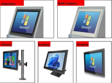 SSD 32G промышленный совсем в одном дизайне защиты от перенапряжения экрана касания ПК