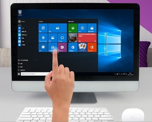 Процессор I3 / I5 / I7 ПК с сенсорным экраном AIO 8G RAM 64G HD Difinition 1920x1080