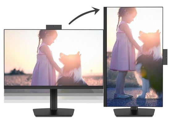 настольные компьютеры сенсорного экрана камеры AIO 1920x1080 5M поворачивают по часовой стрелке 90 градусов