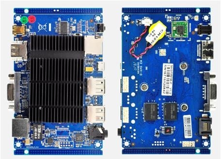 OEM UEFI материнская плата для промышленных мини-ПК Intel Z3735 4 ядра хранилища 32G EMMC