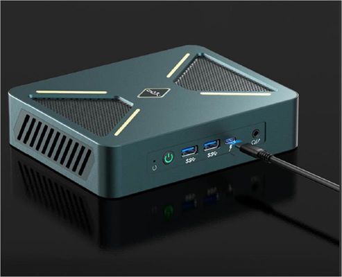 Черный/серебряный 0.3Kg Мини ПК настольный хост 128G хранилище с обновляемым Wifi/CPU/OS